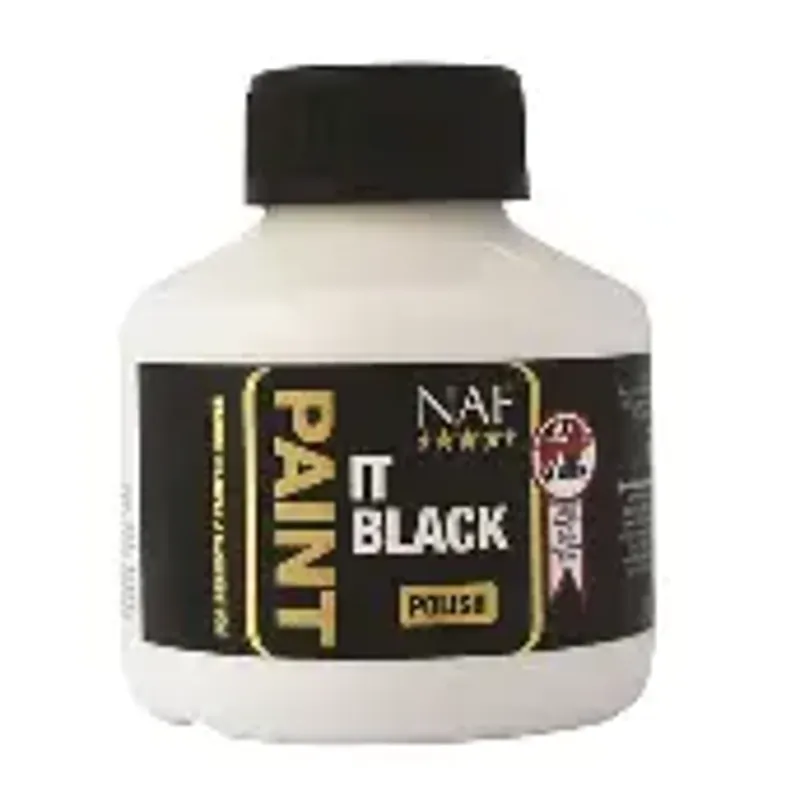 NAF Paint It Black Hoof Polish - 250ml