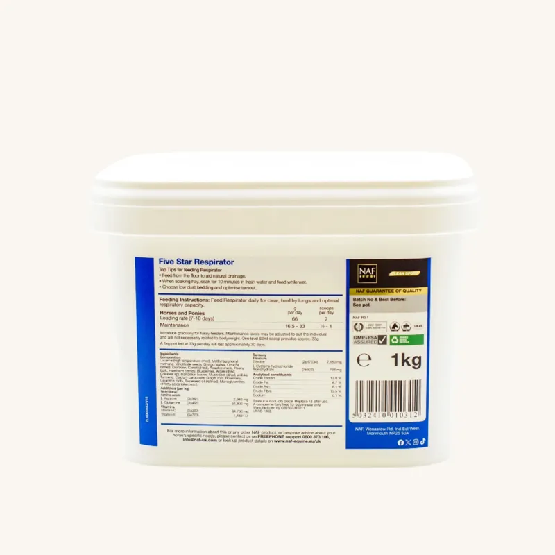 NAF Respirator - 1kg-1