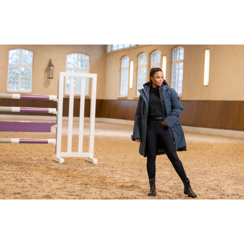 Pikeur Athleisure Raincoat - Graphite Blue-3