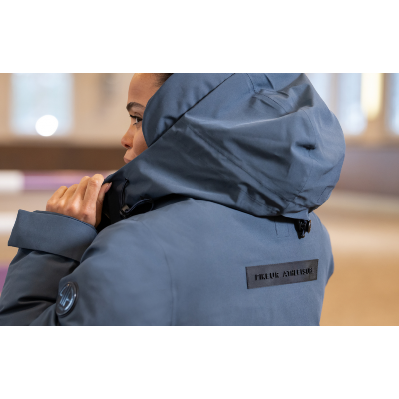 Pikeur Athleisure Raincoat - Graphite Blue-5