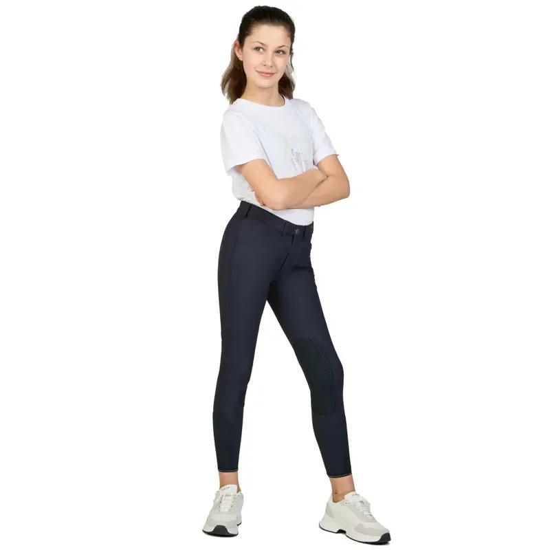 Pikeur Brooklyn Grip Teen Breeches - Navy-6