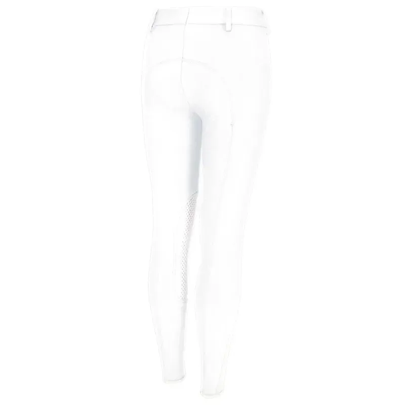 Pikeur Brooklyn Grip Teen Girl's Competition Breeches - White-2