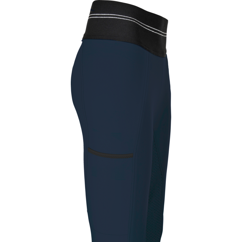 Pikeur Gia Grip Athleisure Ladies Full Seat Breeches - Dark Navy-2
