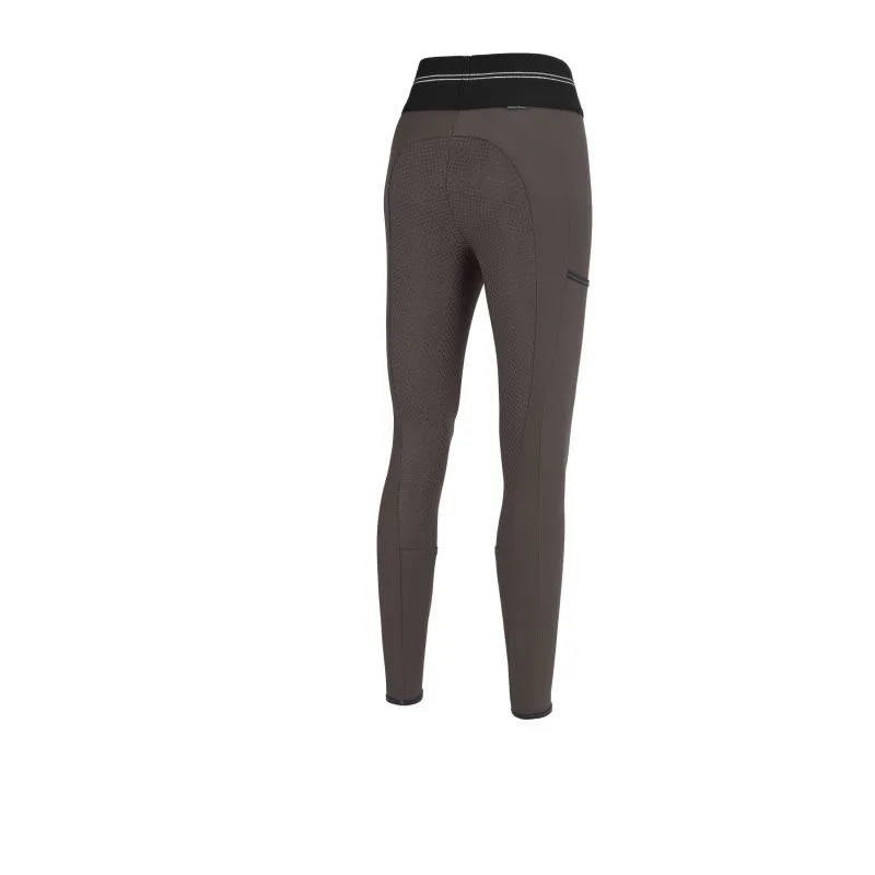 Pikeur Gia Grip Athleisure Ladies Full Seat Breeches - Grey-1