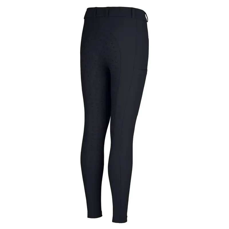 Pikeur New Braddy SD Full Grip Girls Breeches - Night Blue-1
