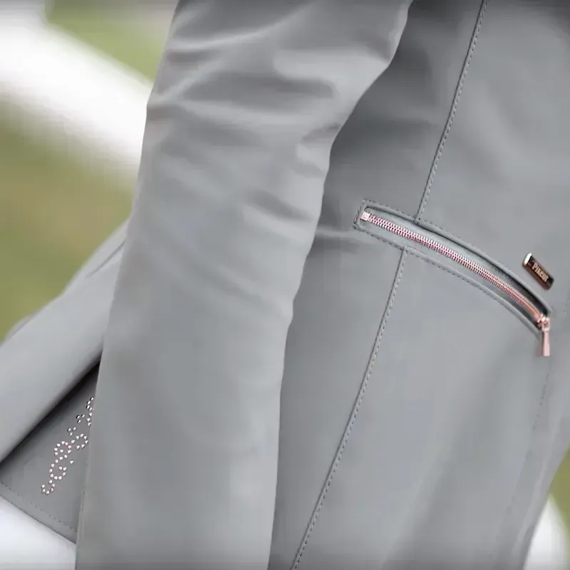 Pikeur Paulin Ladies Competition Jacket - Grey/Rose Gold-2