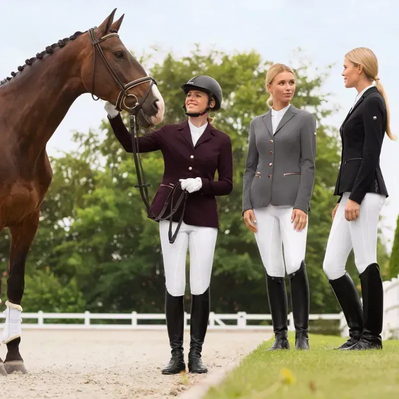 Pikeur Paulin Ladies Competition Jacket - Navy/Rose Gold-2