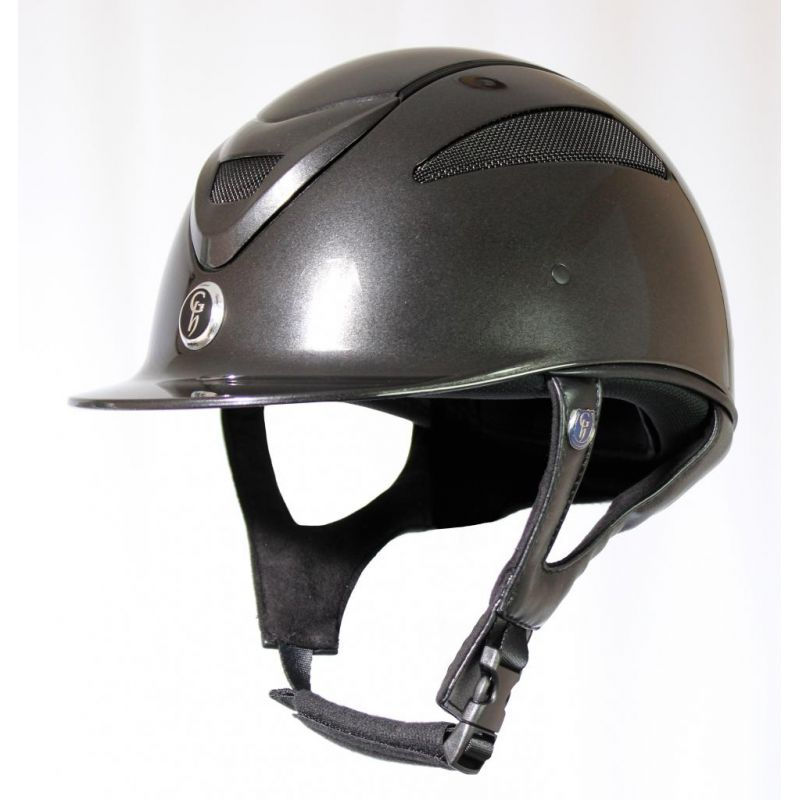 Racesafe Gatehouse Conquest MkII Riding Hat 58cm - Metallic Black