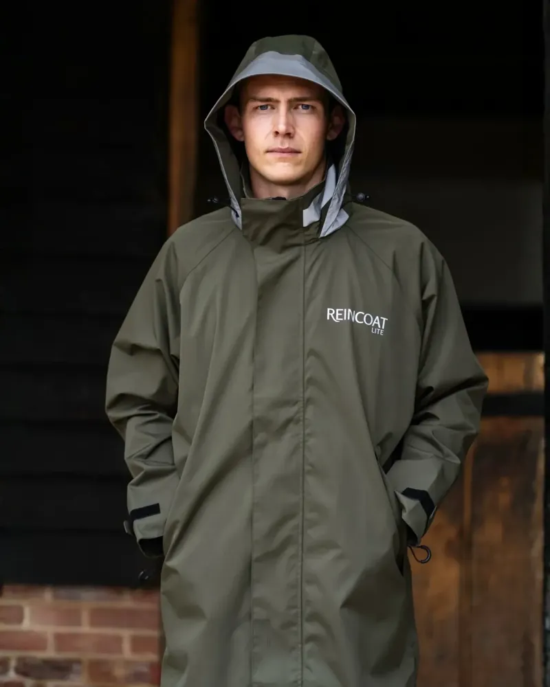 Reincoat Lite Men's Adult Raincoat - Olive-3