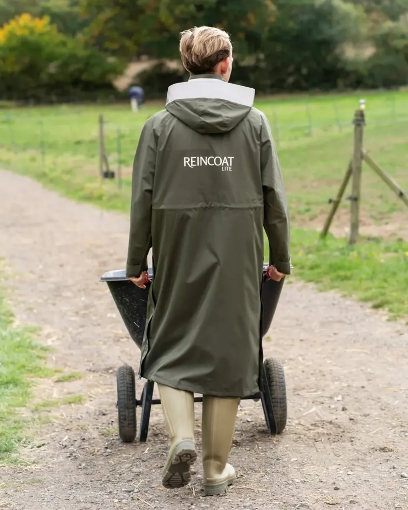 Reincoat Lite Men's Adult Raincoat - Olive-7