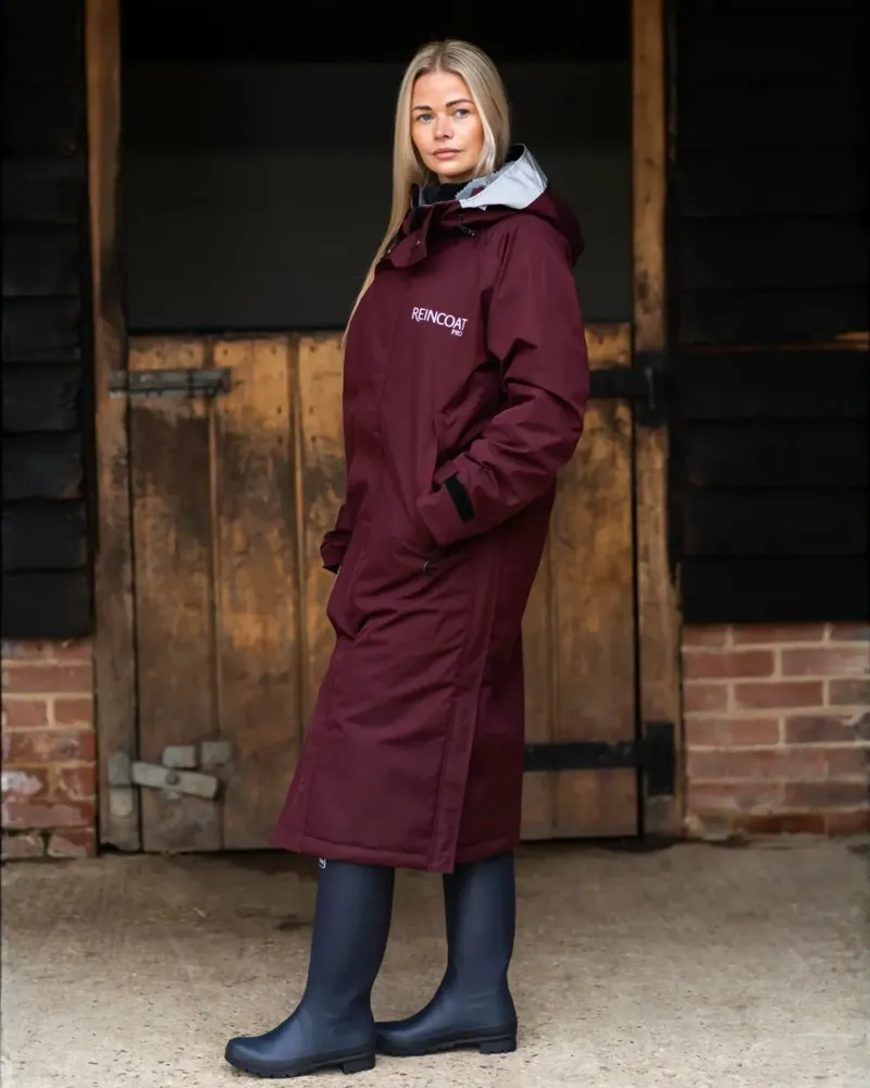 Reincoat Pro Adult Raincoat XS - Burgundy-2