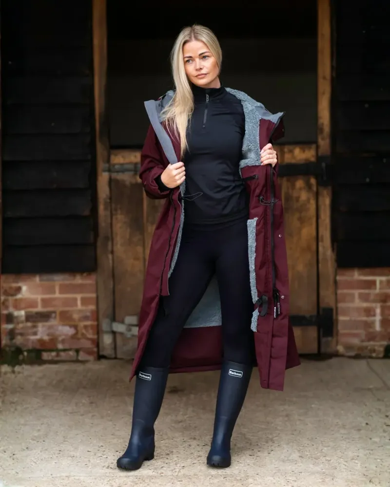 Reincoat Pro Adult Raincoat XS - Burgundy-4