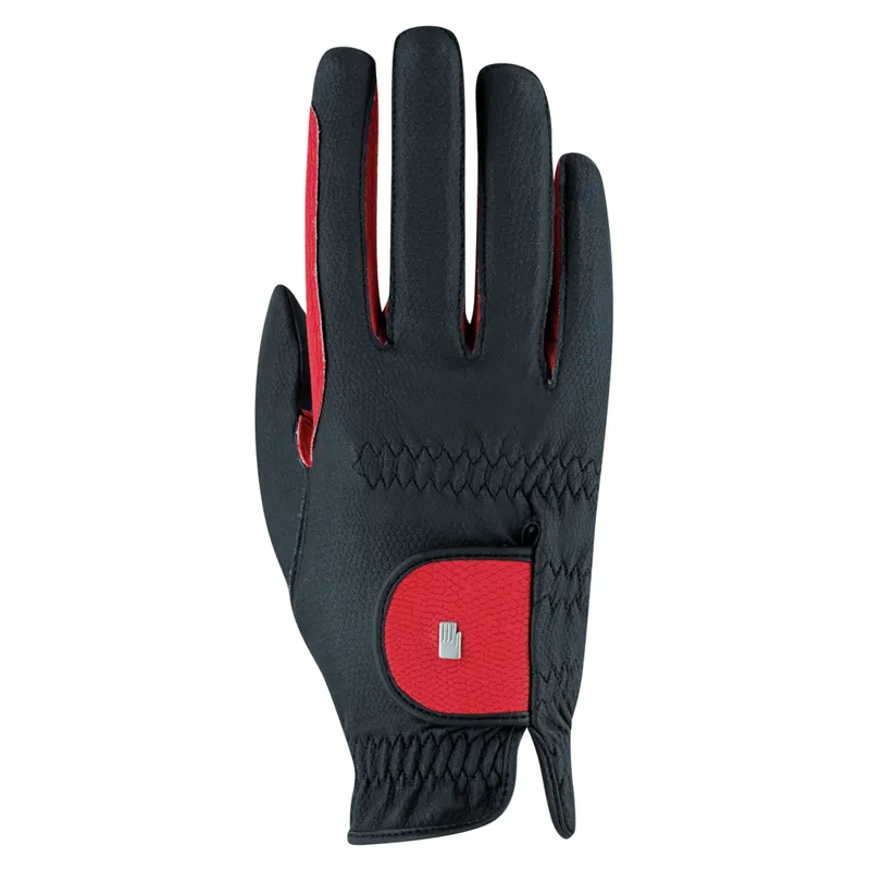 Roeckl Malta Riding Gloves 7.5 - Black/Red
