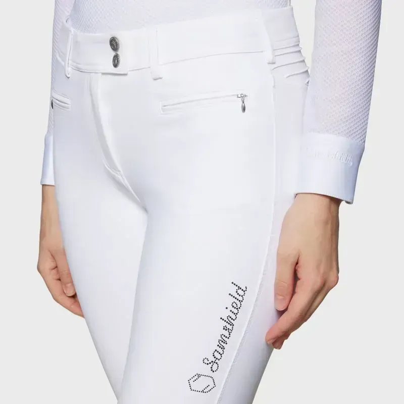 Samshield Adele Boreal Breeches - White Paradise Shine-1