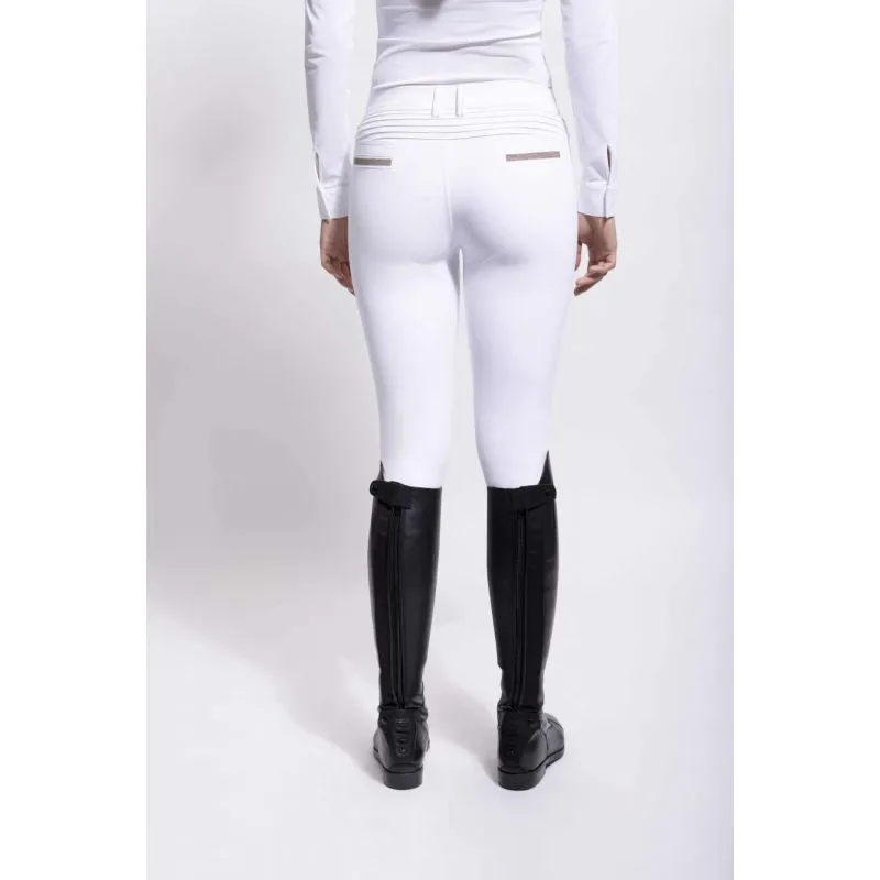 Samshield Adele Ladies Breeches - White/Rose Gold