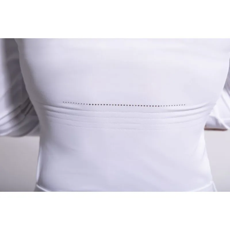 Samshield Aloise Ladies Competition Shirt - White/Rose Gold-6