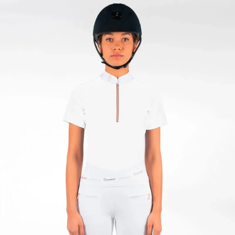 Samshield Aloise Ladies Competition Shirt L - Powder Pink/Rose Gold