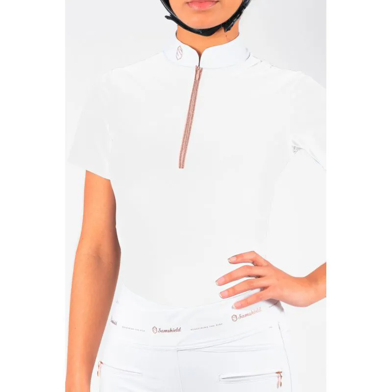 Samshield Aloise Ladies Competition Shirt L - Powder Pink/Rose Gold-2