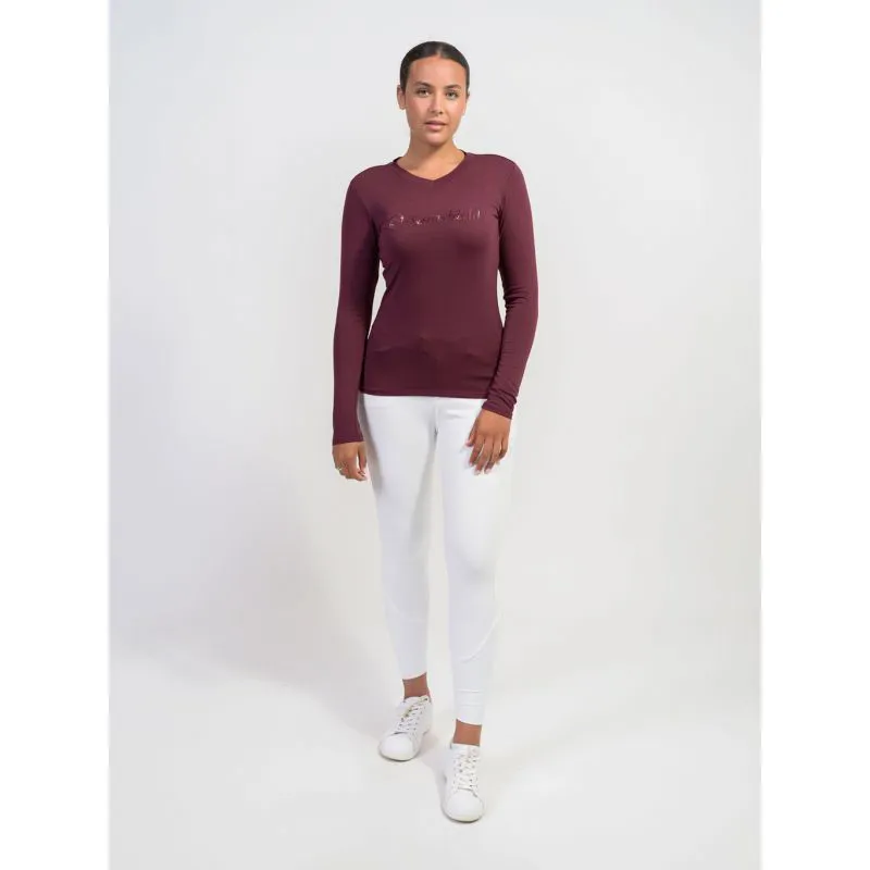 Samshield Axella Crystal Ladies Long Sleeve Top - Amarante