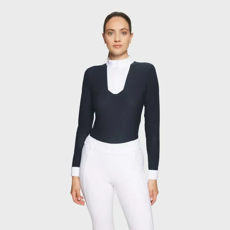 Samshield Faustine Boreal Women's Competition Shirt Long Sleeve - Navy