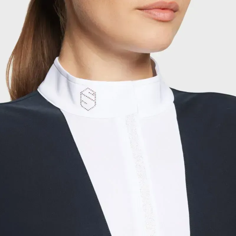 Samshield Faustine Boreal Women's Competition Shirt Long Sleeve - Navy-2