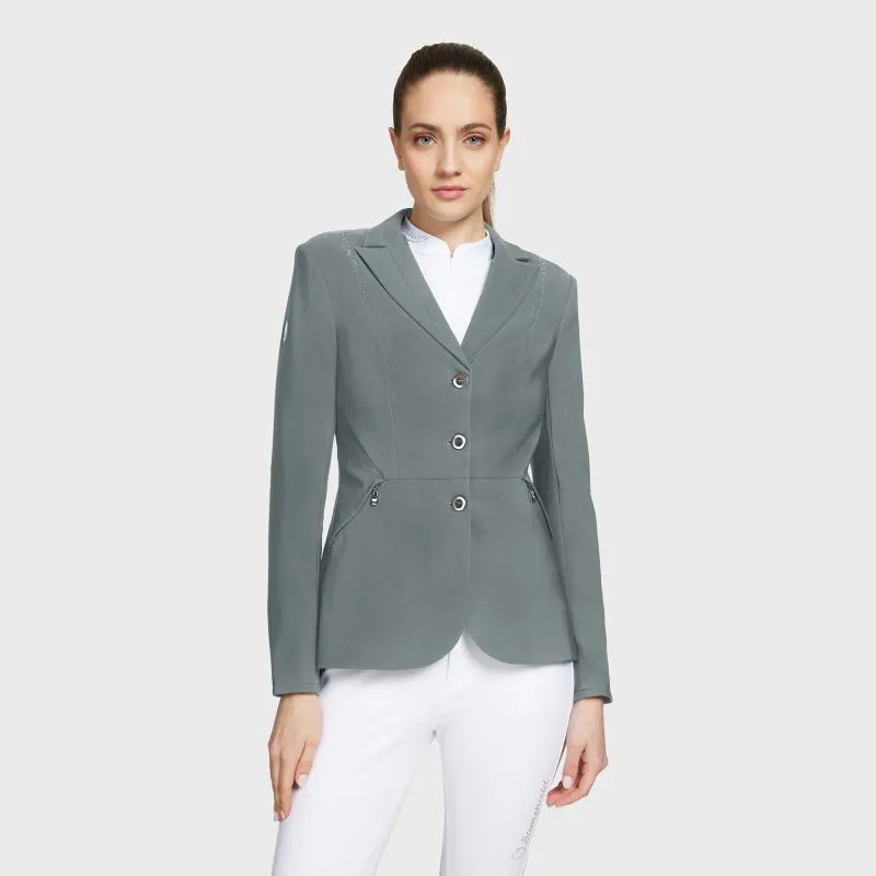 Samshield Jackie Crystal Competition Jacket - Silver