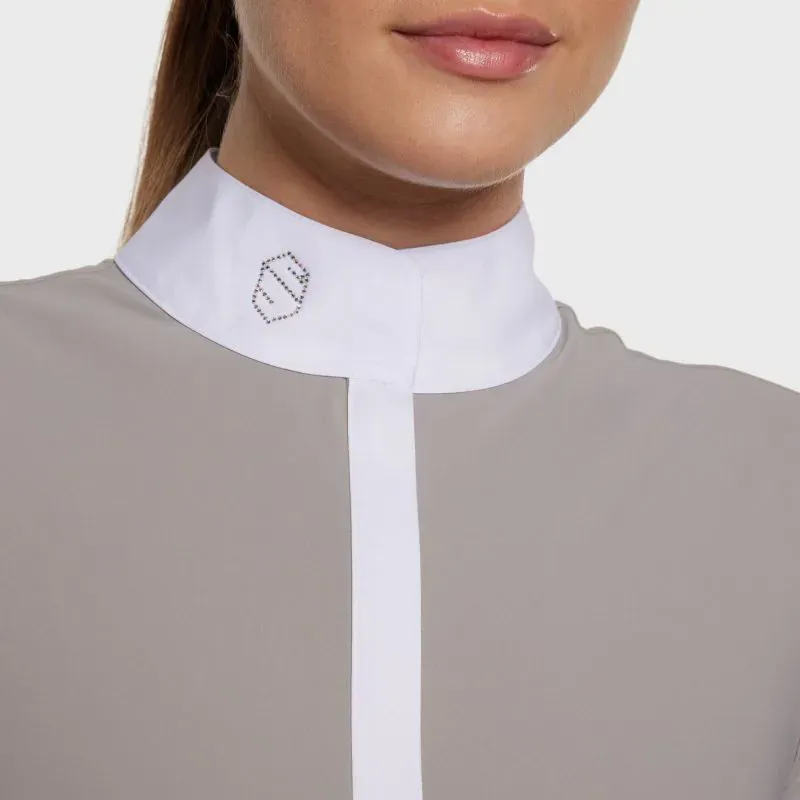 Samshield Julia Spring Flower Show Shirt - Mineral-2