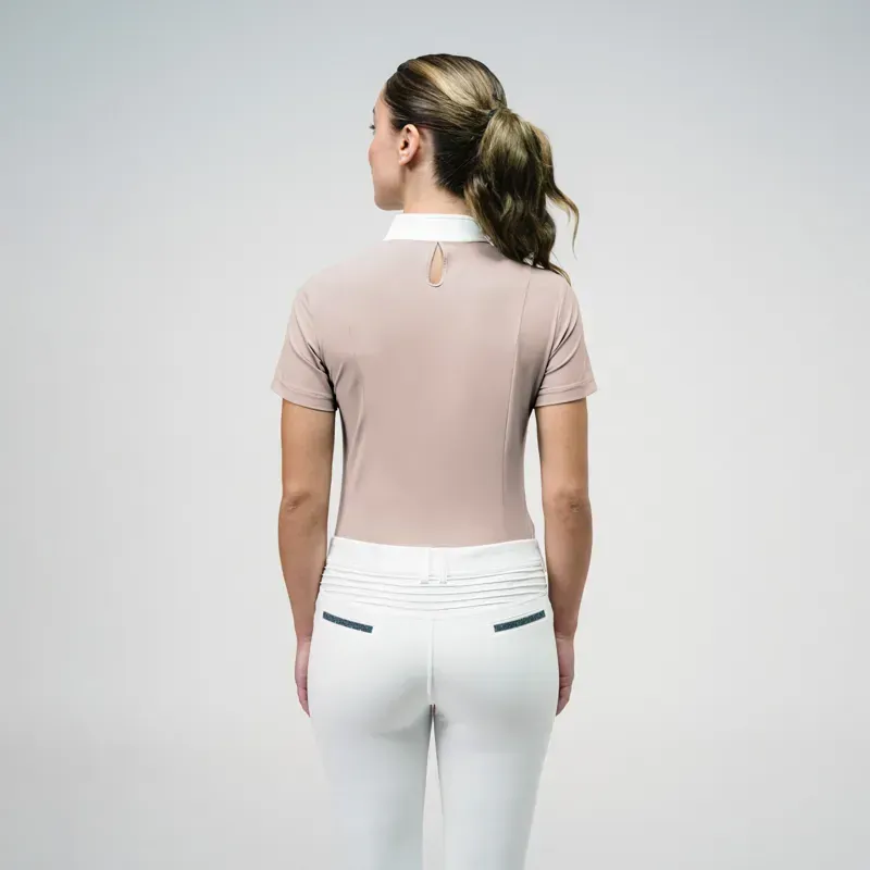 Samshield Scarlett Ladies Short Sleeve Competition Shirt - Powder Pink-1