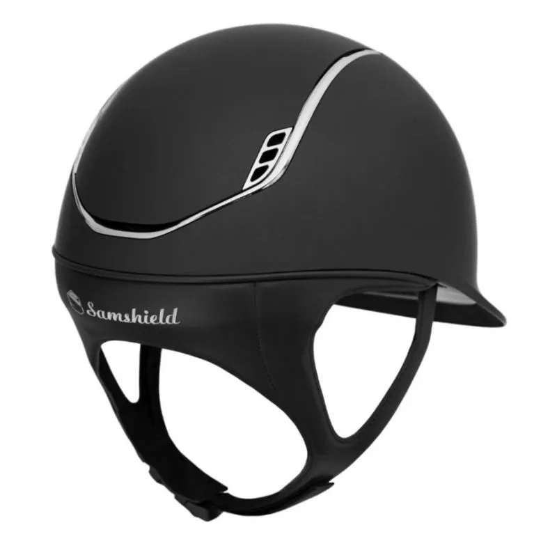 Samshield Shadowmatt V2 Standard Riding Hat - Black-1