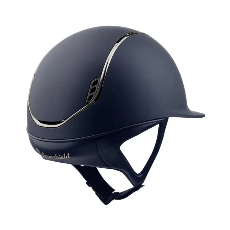 Samshield Shadowmatt V2 Standard Riding Hat - Blue-1