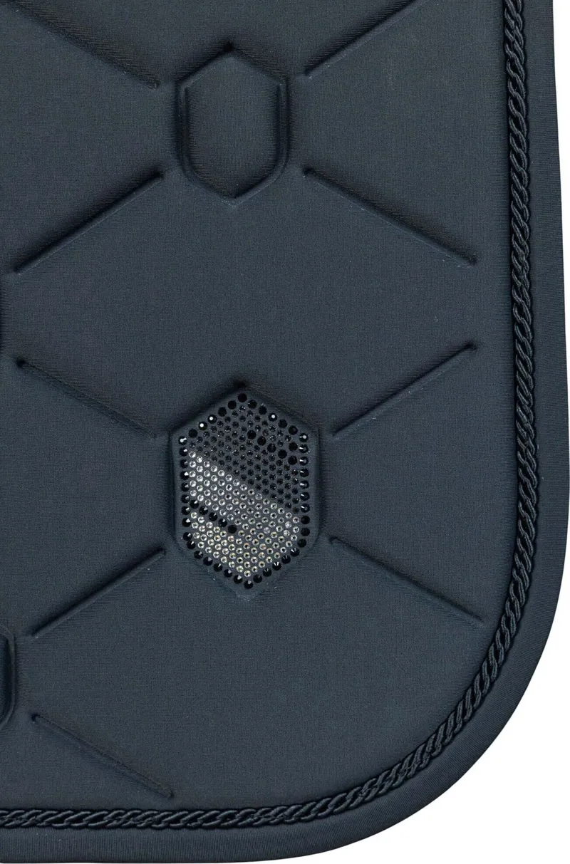 Samshield Swarovski Jumping Saddle Pad Full - Black-5