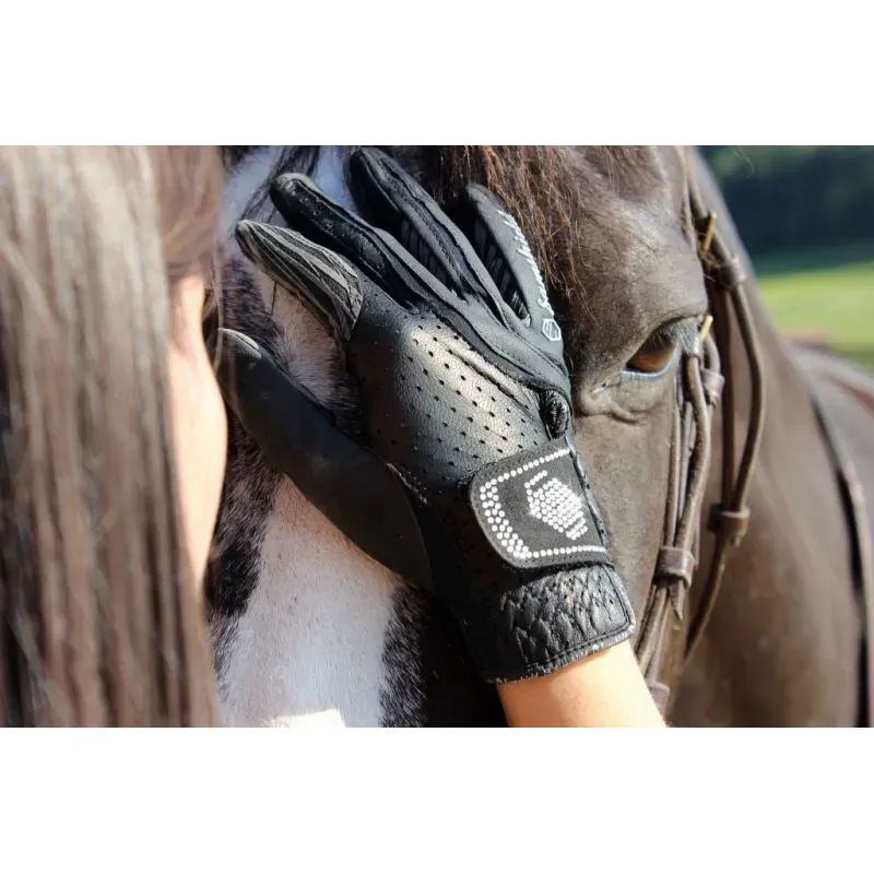 Samshield V-Skin Swarovski Riding Gloves - Black-1