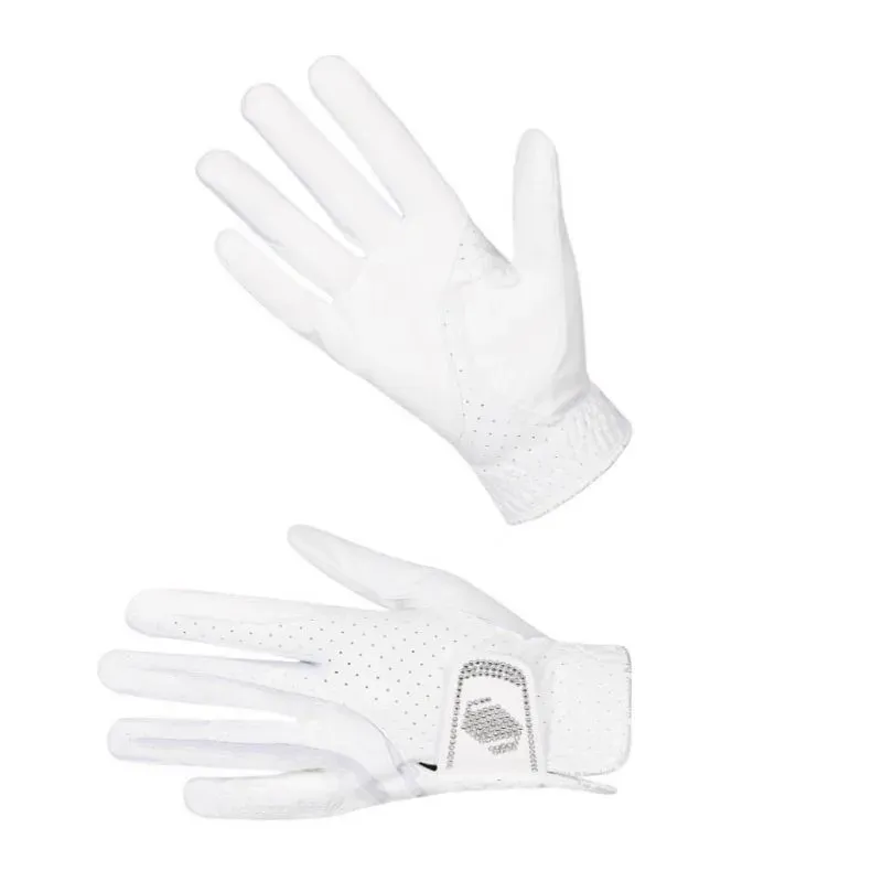 Samshield V-Skin Swarovski Riding Gloves - White