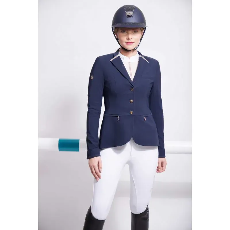 Samshield Victorine Crystal Fabric Show Jacket - Navy/Rose Gold