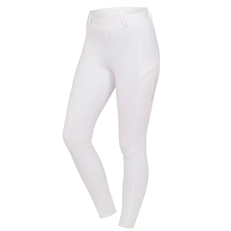 Schockemohle Comfy Riding Tights Full Seat Leggings - 40 - White