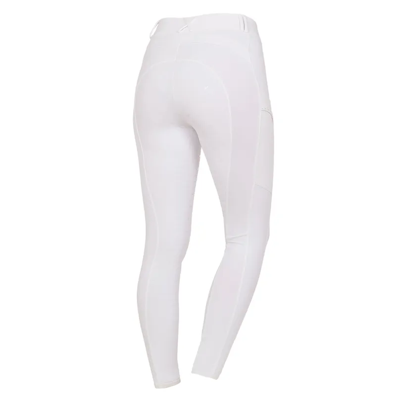 Schockemohle Comfy Riding Tights Full Seat Leggings - 40 - White-1