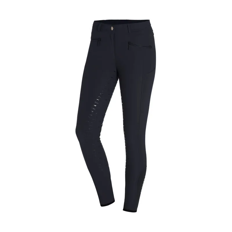 Schockemohle Julina Sports Winter Full Seat Breeches - Blue Nights