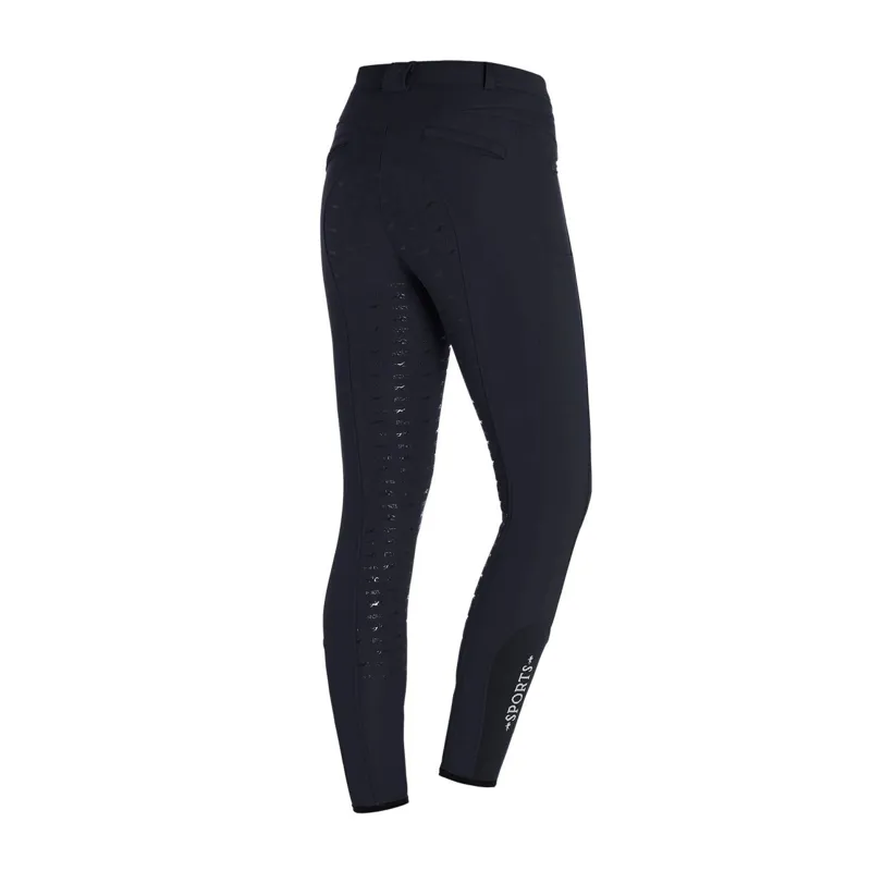 Schockemohle Julina Sports Winter Full Seat Breeches - Blue Nights-1