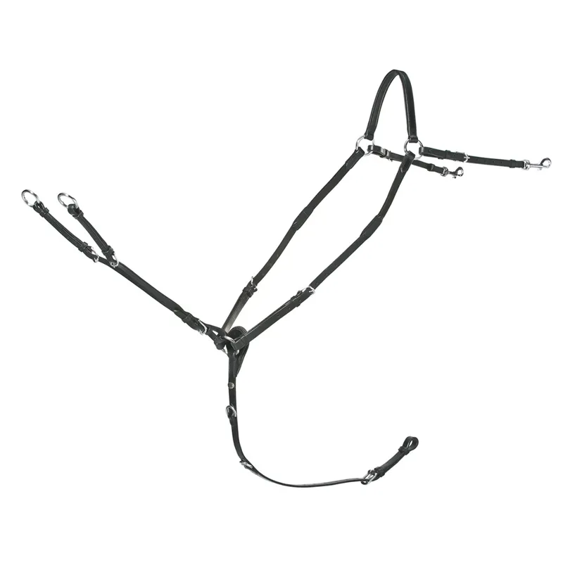 Schockemohle Race II Breastplate - Black/Silver