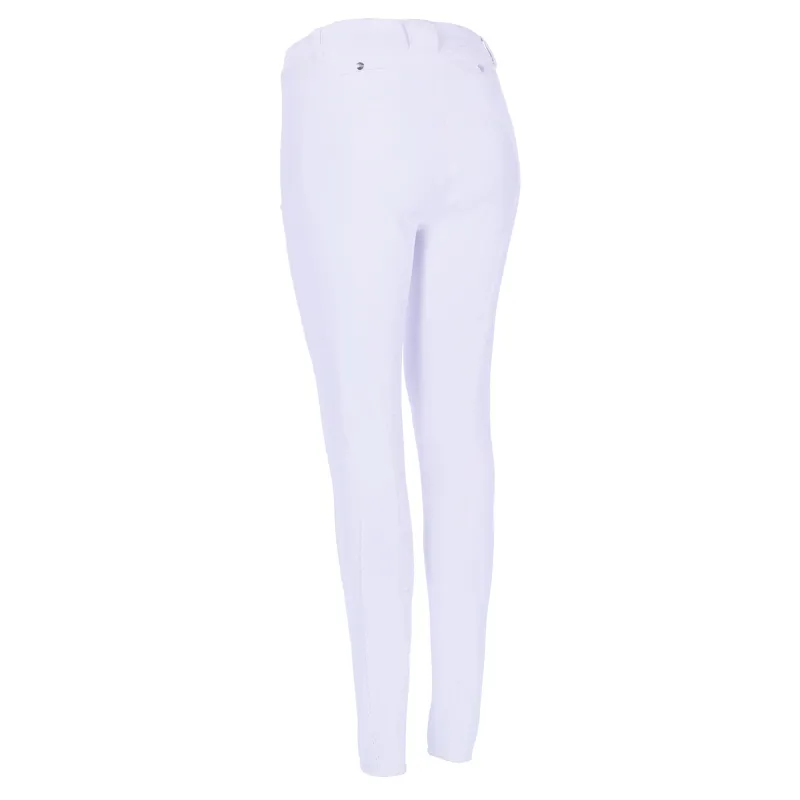 Schockemohle Sports Air Sporty Pro Riding Tights - White-1