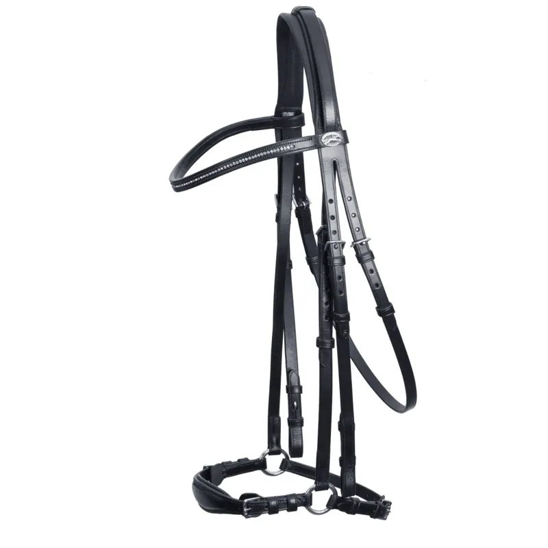 Schockemohle Sports Copenhagen Classic Line Bridle - Full - Black