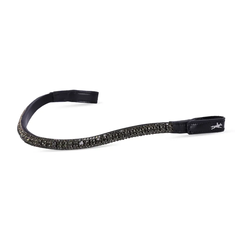 Schockemohle Sports Malaga Browband Cob - Black/Grey