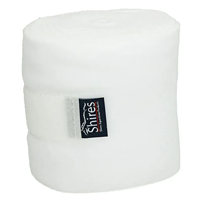 Shires ARMA Fleece Bandages - White