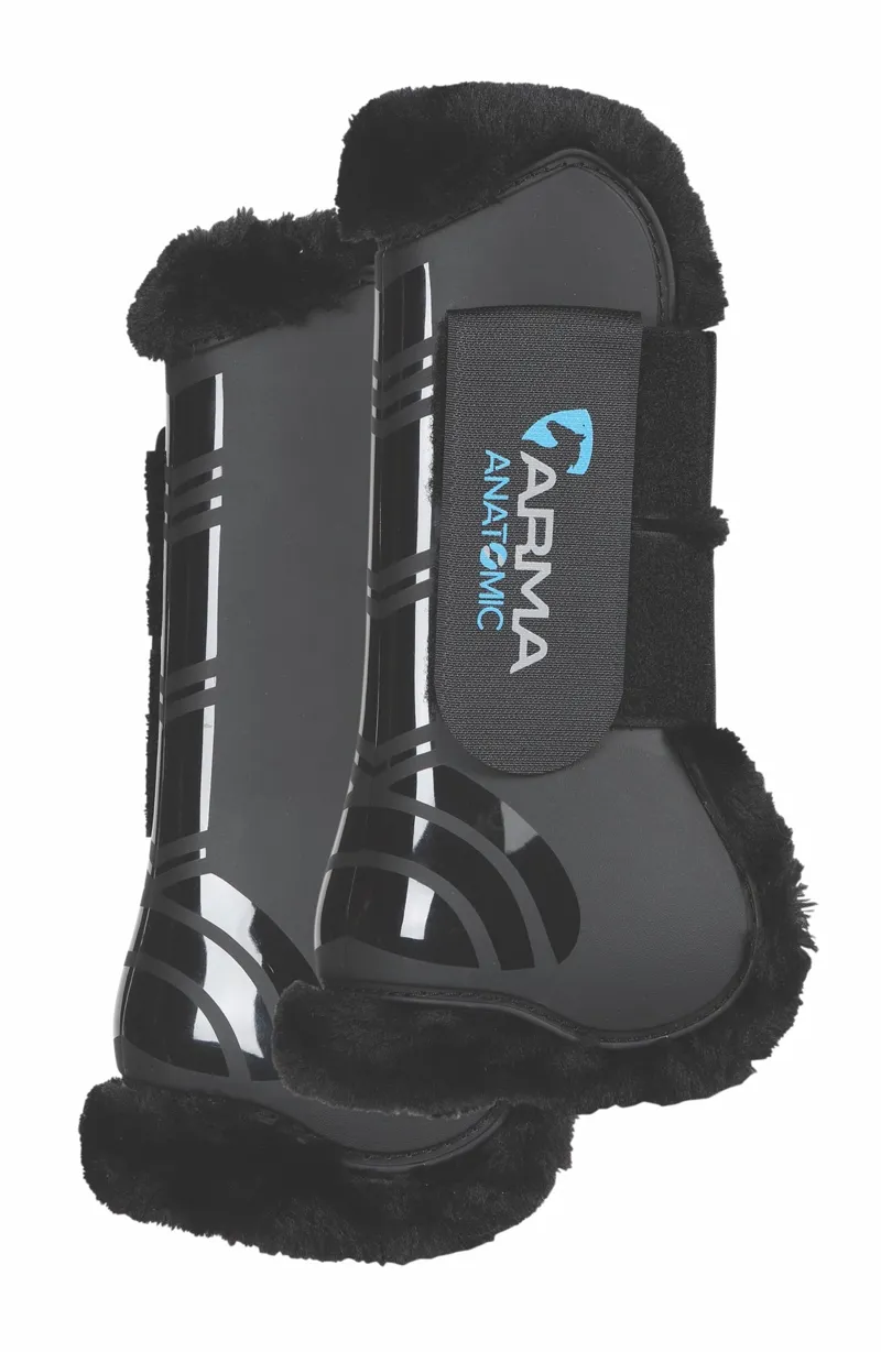 Shires ARMA NX-JMP SupaFleece Tendon Boots - Black