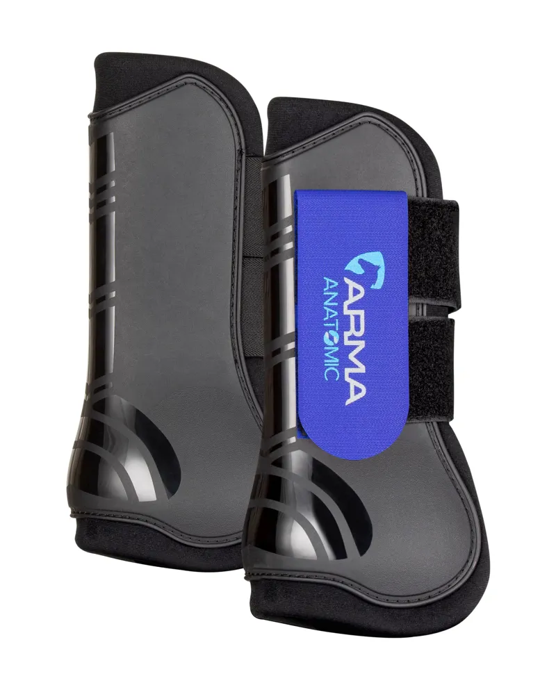 Shires ARMA NX-JMP Tendon Boots - Black/Plum-6