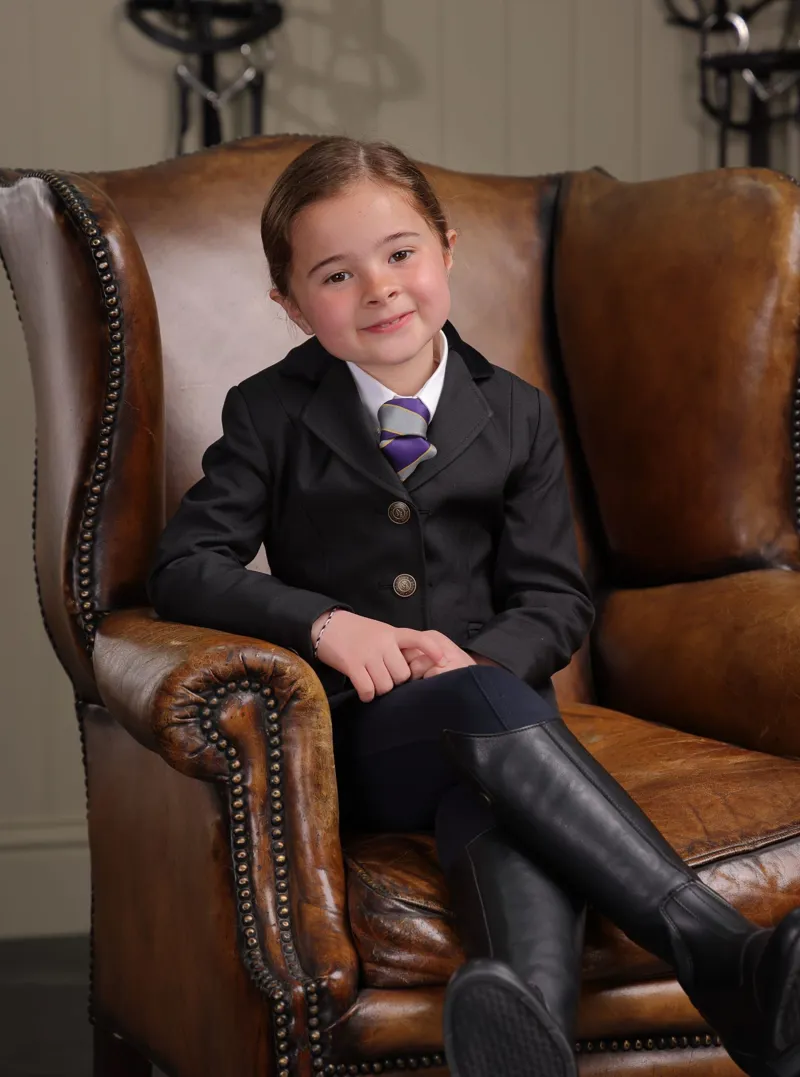 Shires Aston Show Jacket Child's - Black-2