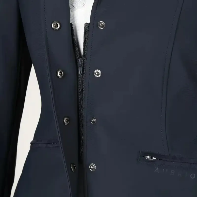 Shires Aubrion Bolton Ladies Show Jacket - Navy-3