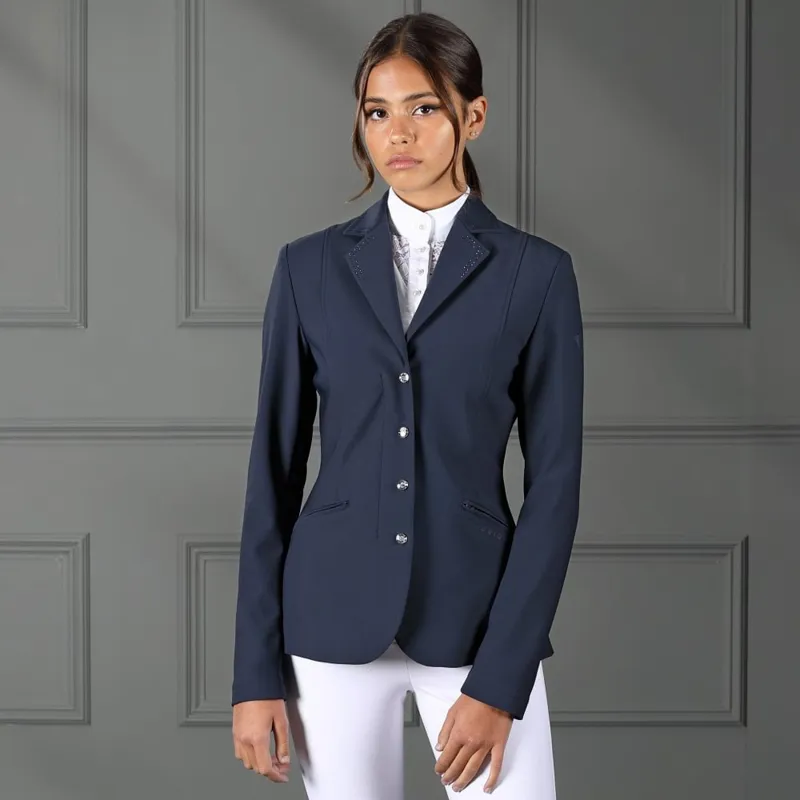 Shires Aubrion Wellington Women's Show Jacket - Navy-2