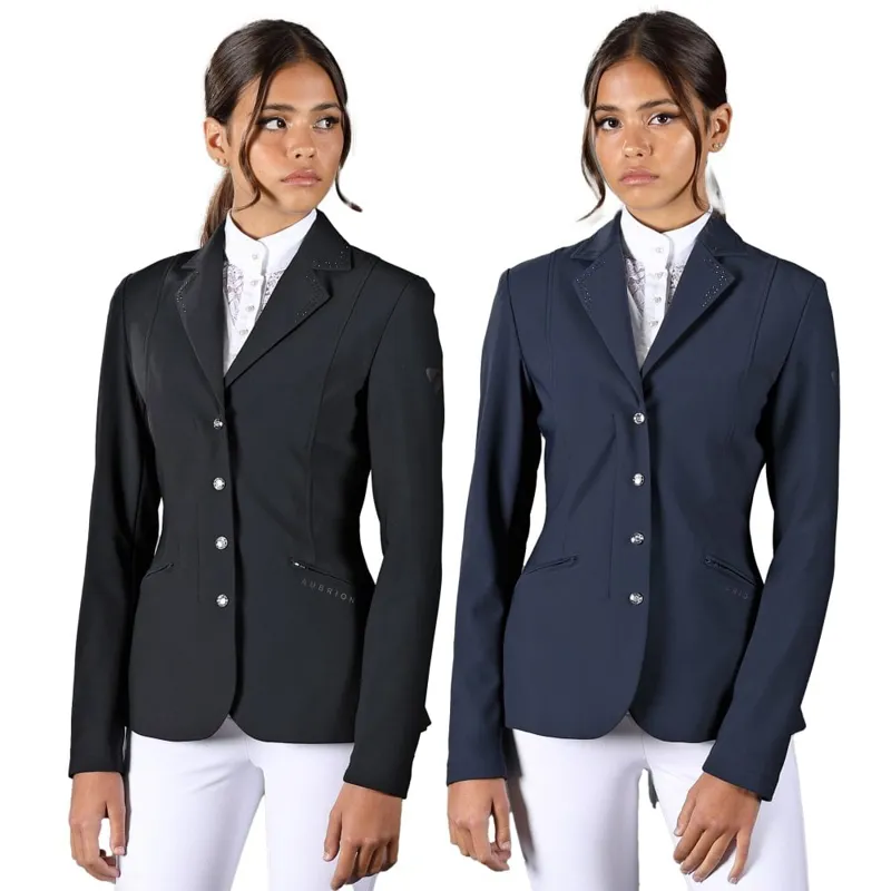 Shires Aubrion Wellington Women's Show Jacket - Navy-3
