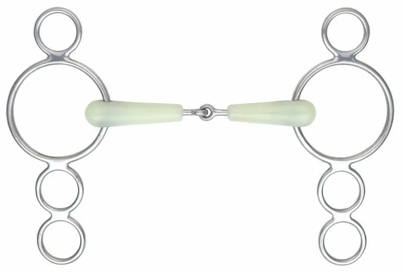 Shires Equikind Jointed 3 Ring Dutch Gag 